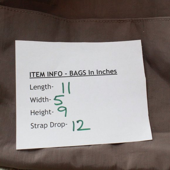 BAGGALLINI Brown Nylon Medium Shoulder Strap Bag - Picture 8 of 8